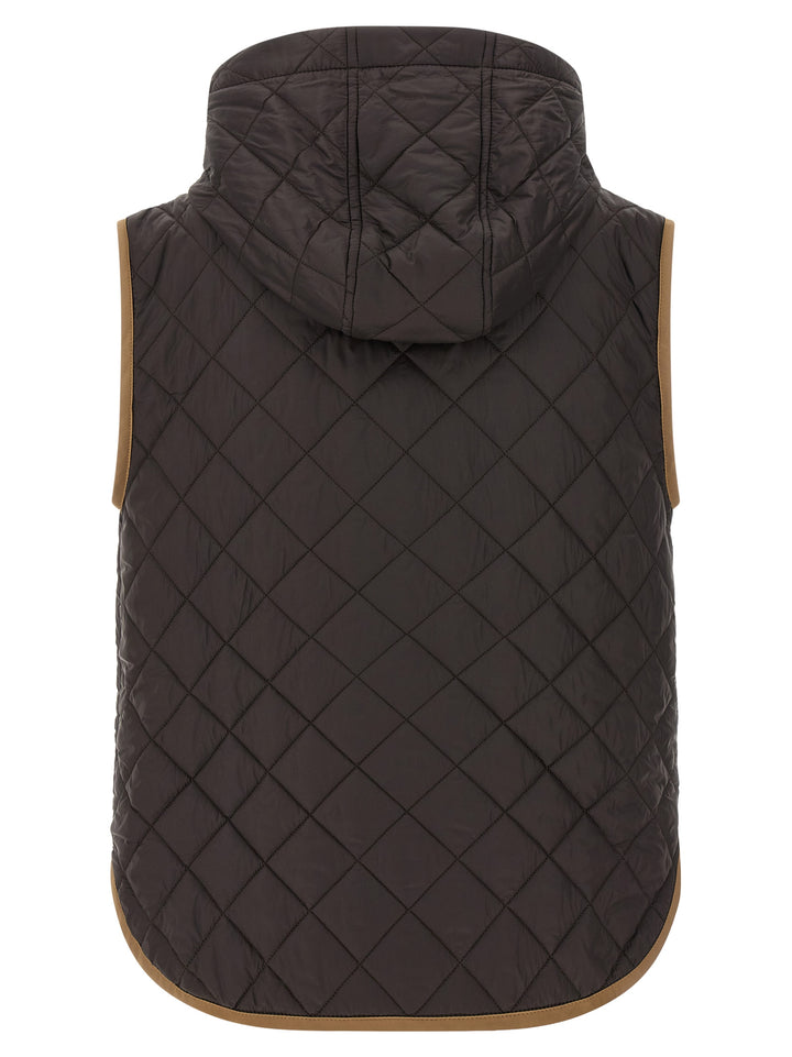 Brunello Cucinelli Padded Vest Gilet - Grigio | 72459c2fddb569306e015b85bbb4edbd49949679