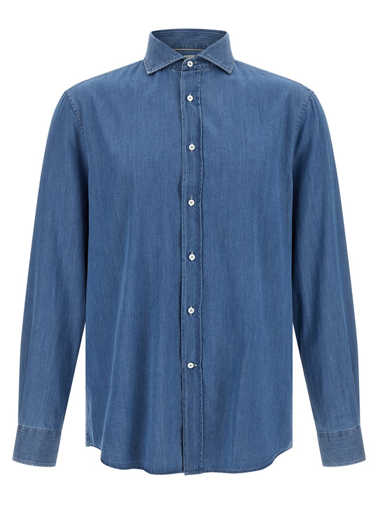 Denim Shirt Camicie Blu