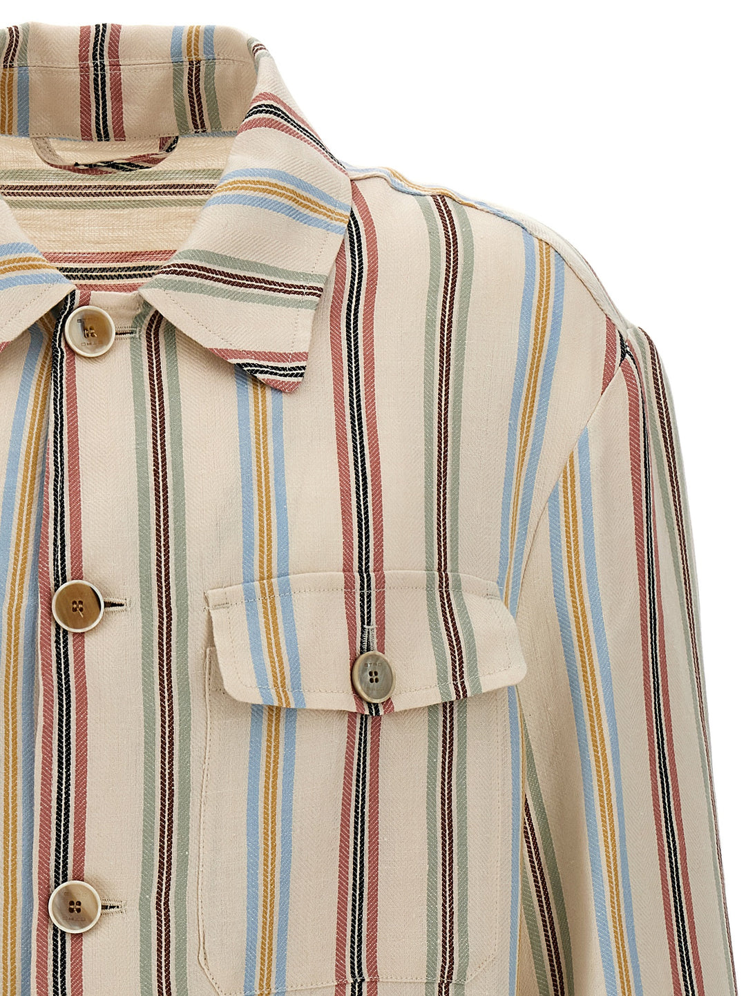 Etro Striped Overshirt Camicie - Multicolor | 643438a06cd5a40a45f42b334d786a1de4b9b71c