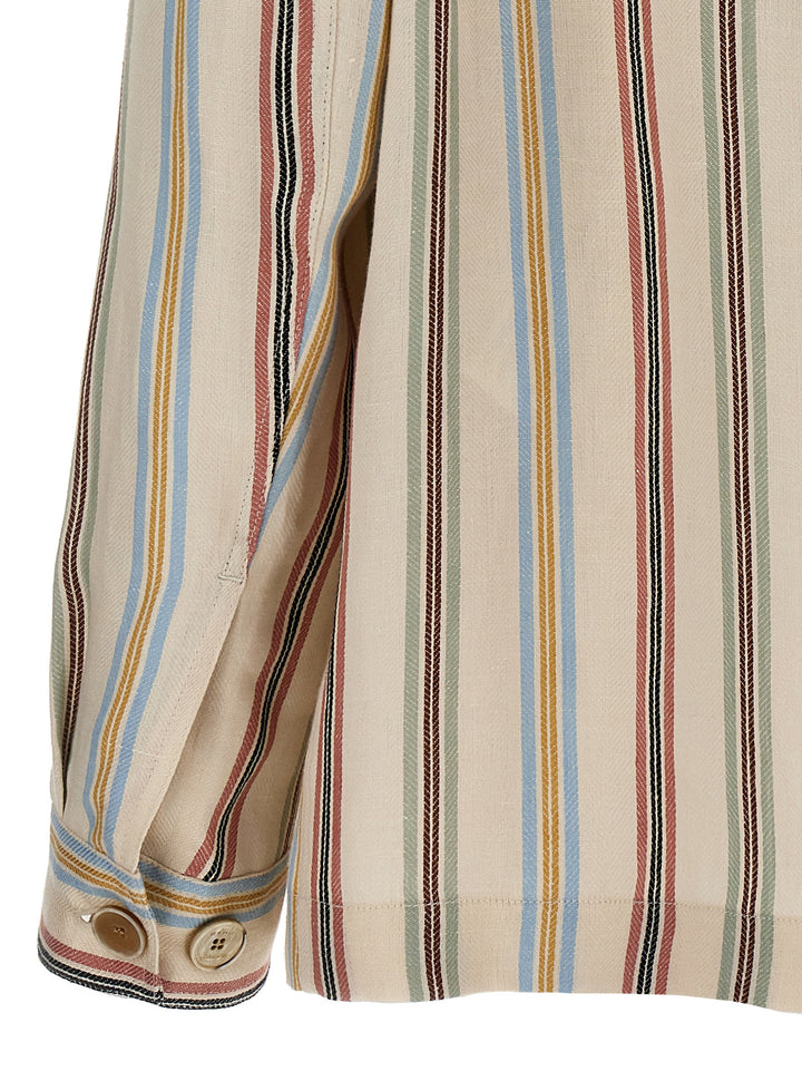 Etro Striped Overshirt Camicie - Multicolor | fac6013b2ddb218437ceef2262949f2b0a9eded7
