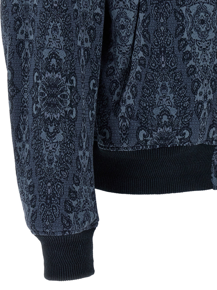 Etro Jacquard Bomber Jacket Puffer Jackets - Blu | 6550849dda2d044168513d0b875b335abd833f70