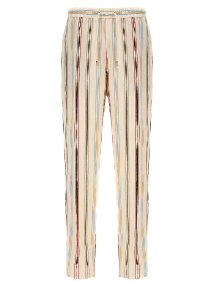 Striped Pantaloni Multicolor