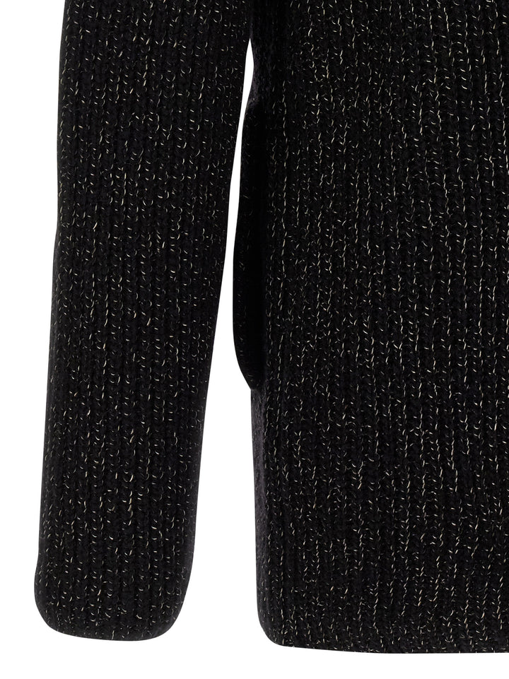 Brunello Cucinelli Double-Breasted Cardigan Maglioni - Nero | b70345d4f692de8f518dc1359c6a804f48dac64d