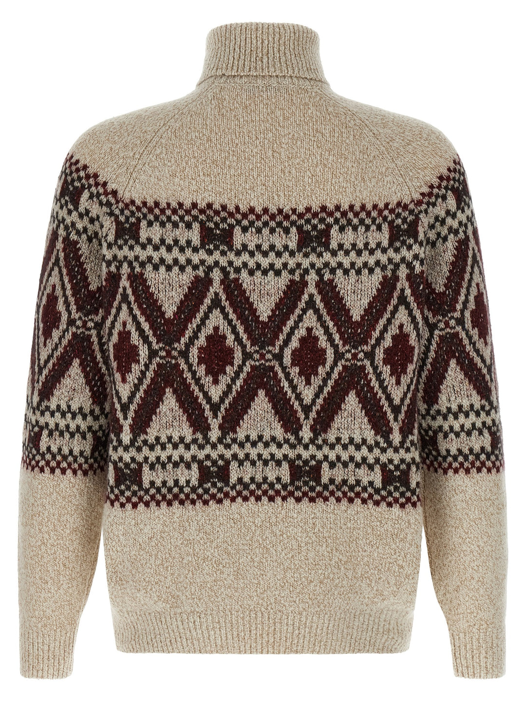 Brunello Cucinelli Geometric Jacquard Maglioni - Multicolor | dde0868d793bc9c293826363b1c761b048db7070