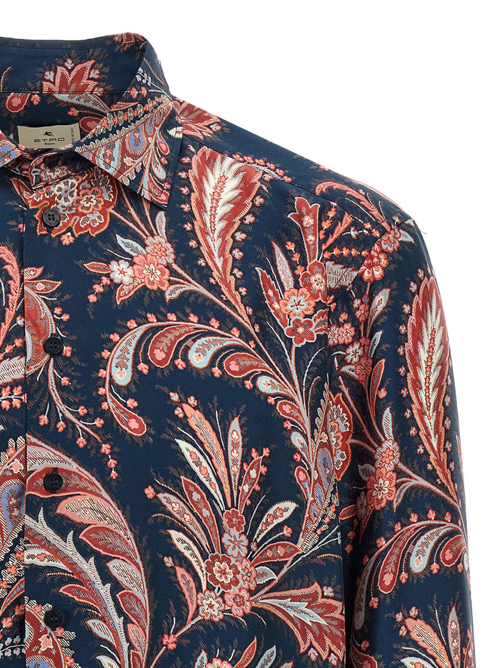 Etro Paisley Ramage Silk Shirt Camicie - Multicolor | e02b27c9322b3d02f5c4251bb4f36efb420a5b27