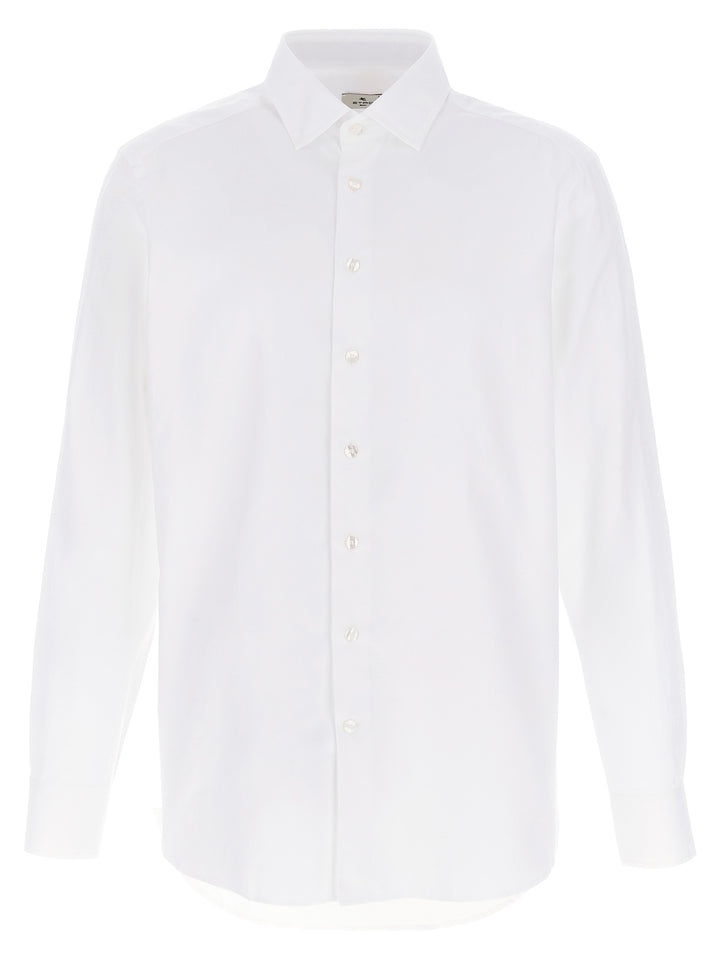 Etro Gecko Jacquard Shirt Camicie - Bianco | b14d5c99dd308498f3d4cfe567ed54d0921c36a9