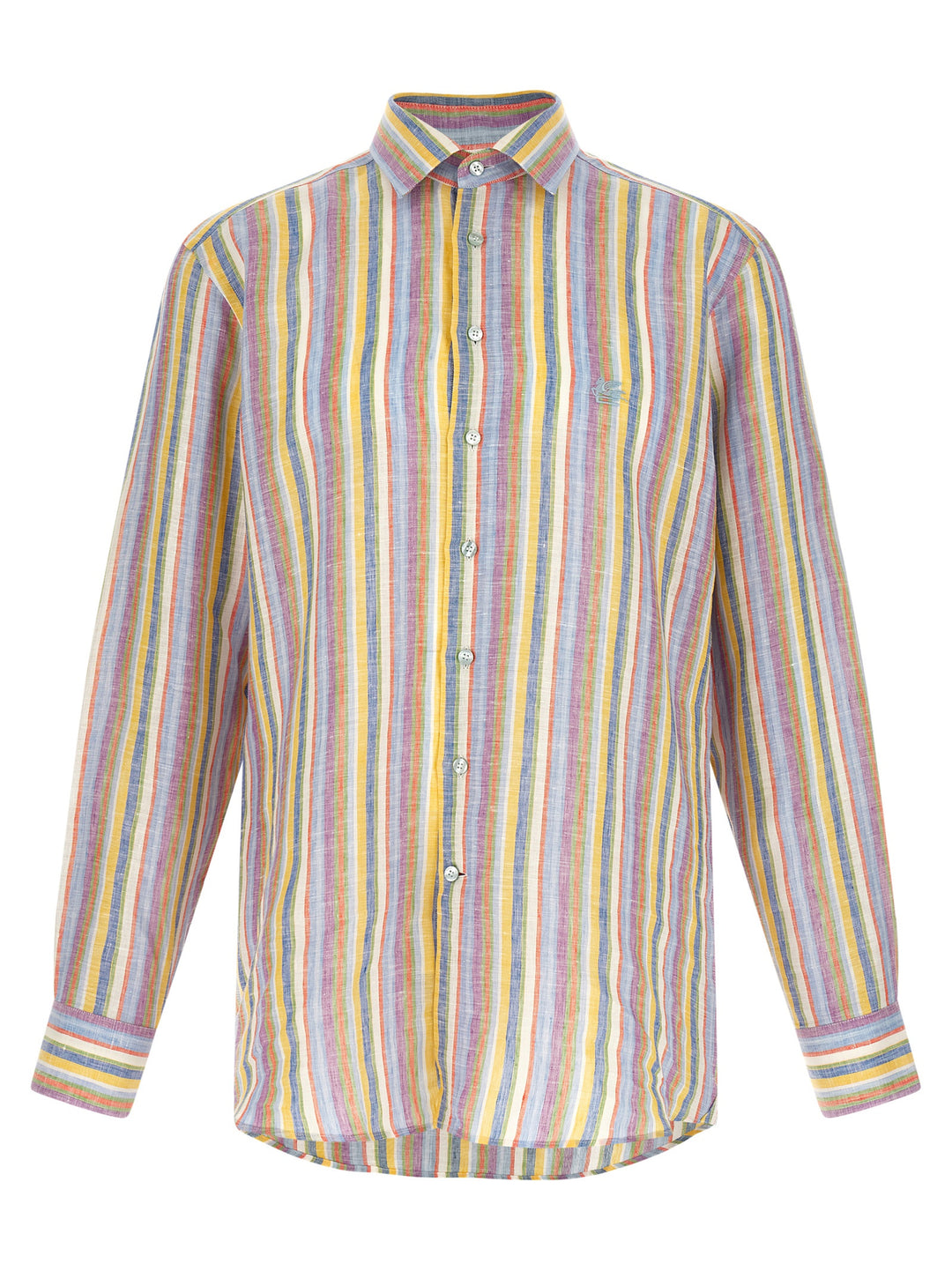 Etro Striped Linen Shirt Camicie - Multicolor | 0803e7c1fa7df69d5cdb2ab491dacdd005218aa0