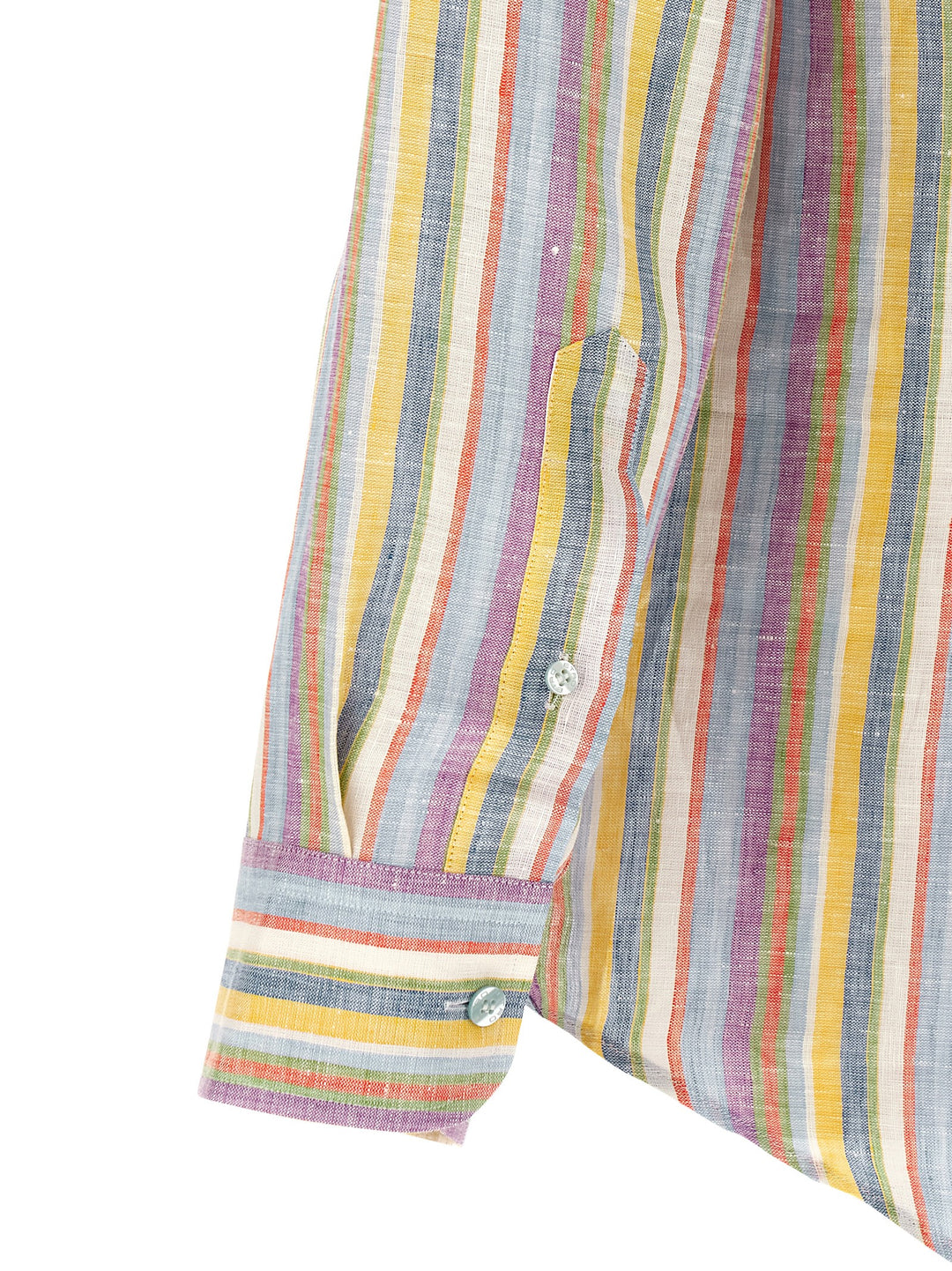 Etro Striped Linen Shirt Camicie - Multicolor | a5d3ca52d4ae2510ca5aecdfeb4ebda7e3a15100