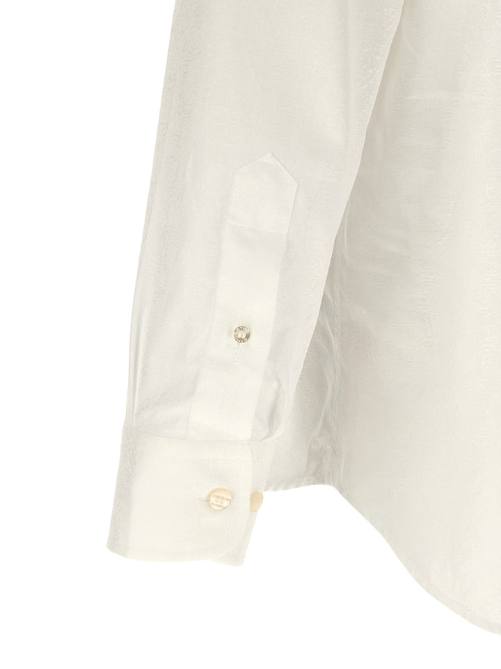 Etro Paisley Shirt Camicie - Bianco | b27aa7cd7ff14e9e585c24595469e553939c7617
