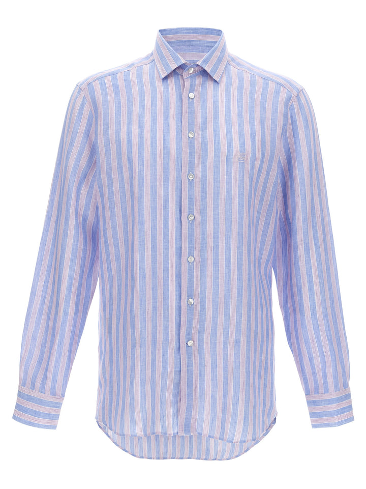 Etro Linen Shirt Camicie - Multicolor | 42e98f58b0da5d809d109f68786122b4c49ac802