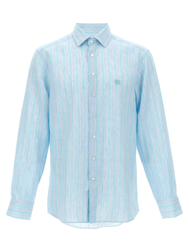 Etro Linen Shirt Camicie - Multicolor | bf5b8d0aa4a890ed32693c3f36899caa6bb4bb69