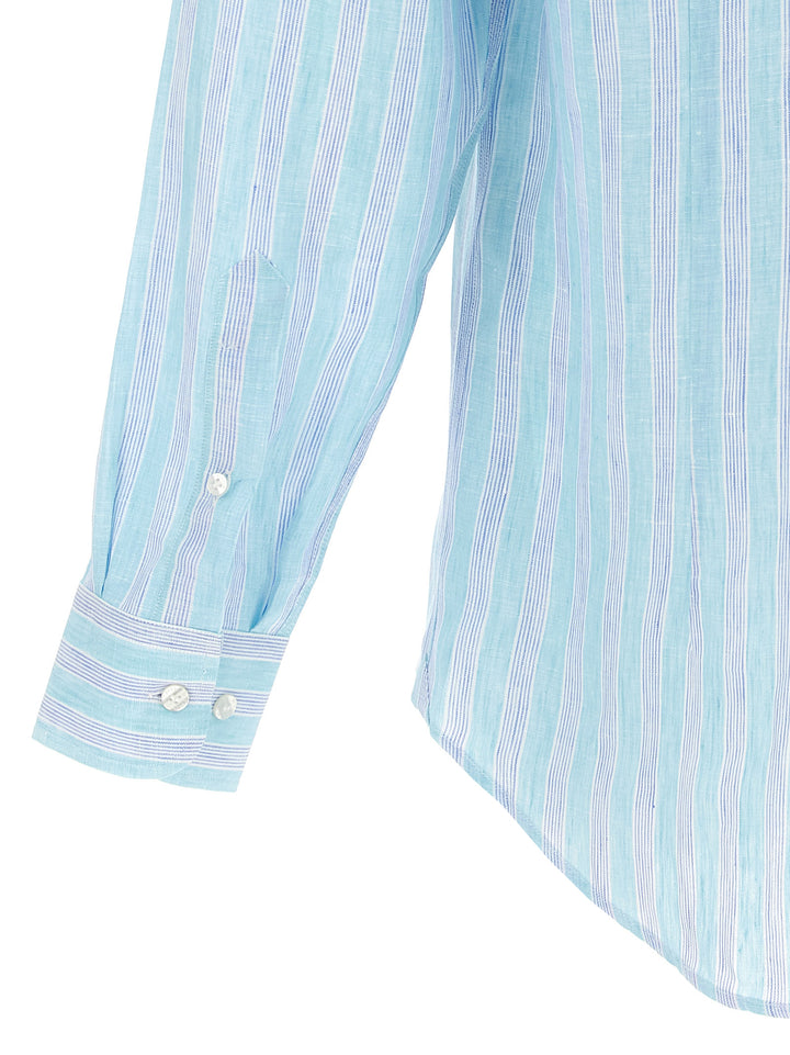 Etro Linen Shirt Camicie - Multicolor | 0f3386d6c39cc787ca526b842588754259c50516