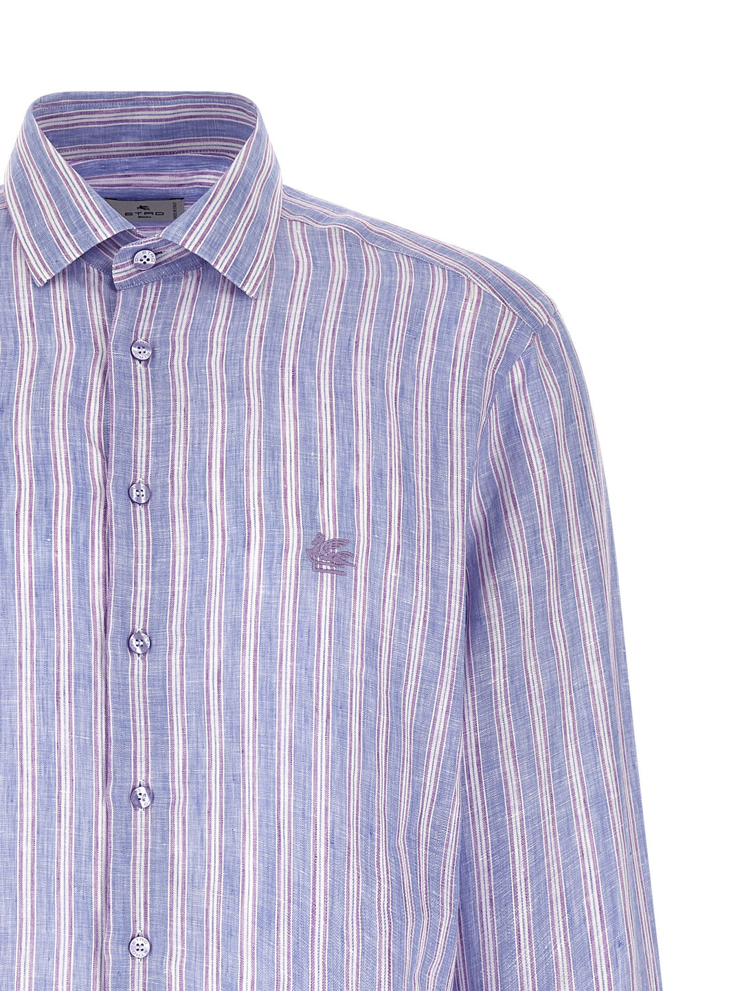 Etro Striped Linen Shirt Camicie - Multicolor | 6c52425c3f2f6b1029f7b7d84242ebf394a712ac