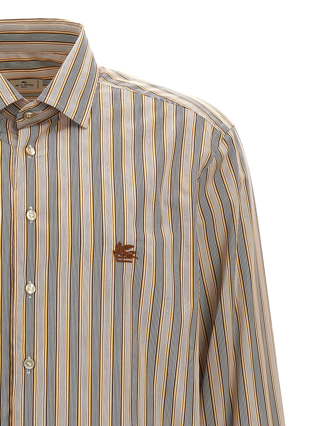 Etro Logo Embroidery Shirt Camicie - Multicolor | 179d074a9e7e4fe26f0a463320b864f73fd18fba