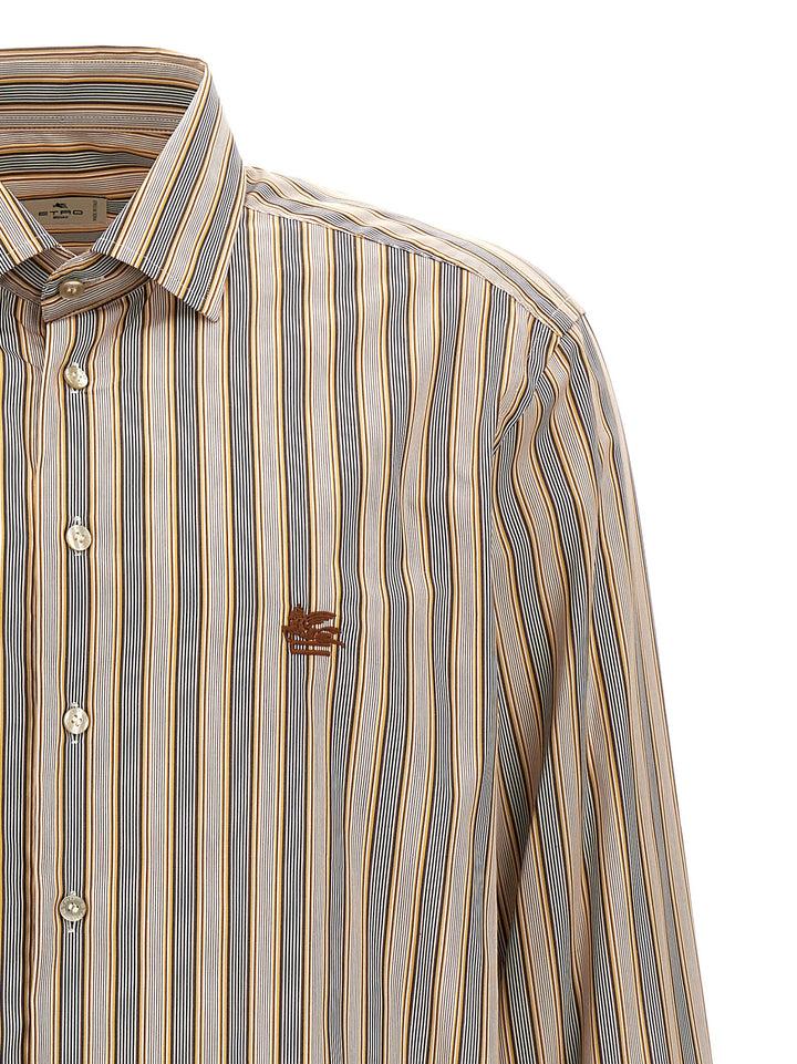 Etro Logo Embroidery Shirt Camicie - Multicolor | 179d074a9e7e4fe26f0a463320b864f73fd18fba
