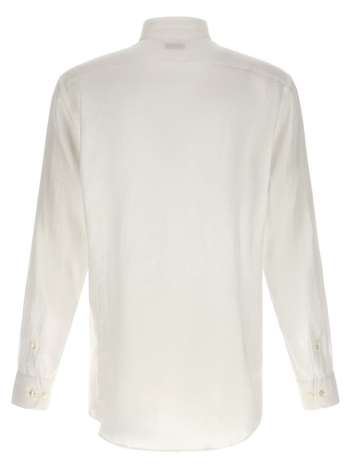 Etro Linen Shirt Camicie - Bianco | 84473cd8f9bce2cfccf8d4325359104a20b104a3