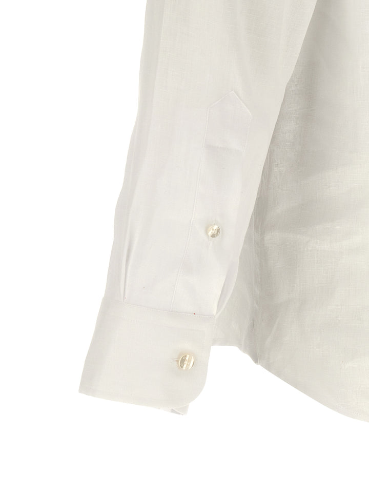 Etro Linen Shirt Camicie - Bianco | 8ed92c38b1c5e88c2943bf8b1d397a0c85cf1634
