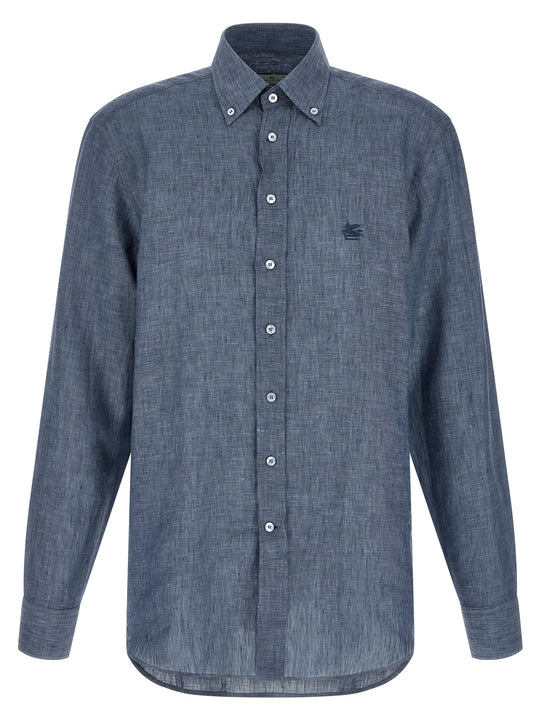 Linen Shirt Camicie Blu