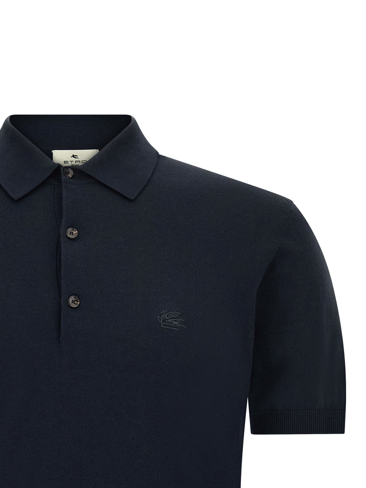 Etro Pegaso Polo - Blu | d9efbbc9f9d4d647f5222ab2e032976ef8ab3210