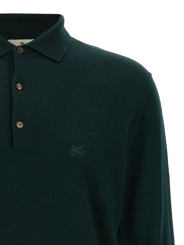 Etro Polo Jersey Maglioni - Blu | 2e0a612d8ff53663ba9cfc32b482e4dbfc1591e0