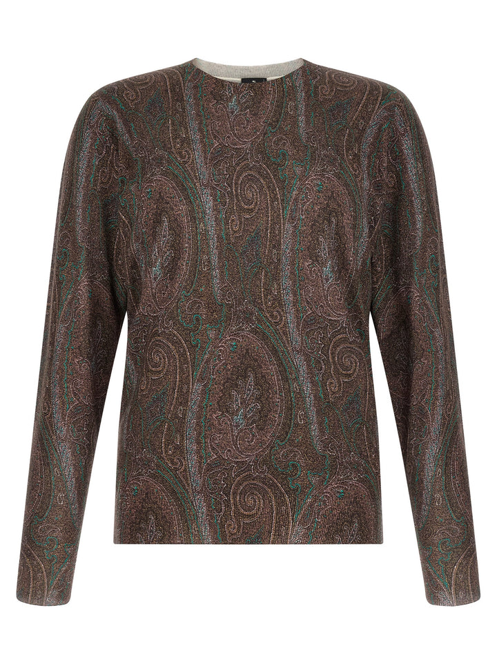 Etro Paisley Sweater Maglioni - Bordeaux | b8ec7e5fe6881aa4ddef24390ffe8f1613a3c979