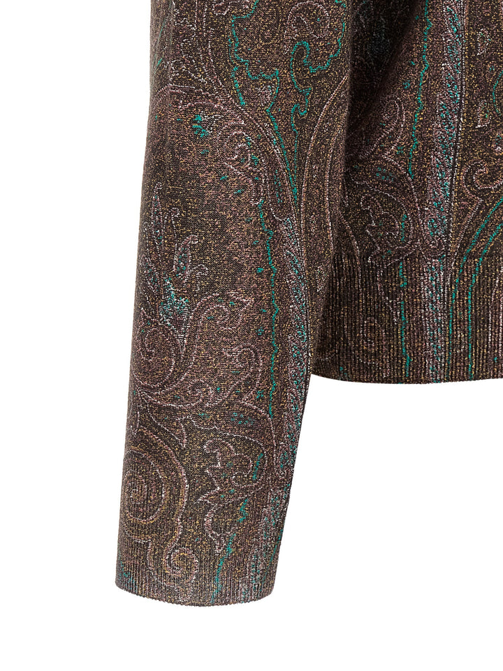 Etro Paisley Sweater Maglioni - Bordeaux | d130b12f870ad91138ca63d434057c35210af15a