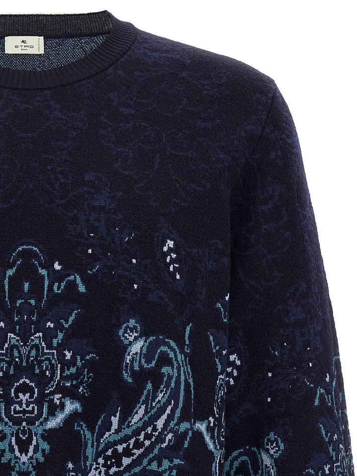 Etro Paisley Wool Sweater Maglioni - Multicolor | 419358532b430c65ac61b19b3d28295d8893afe6