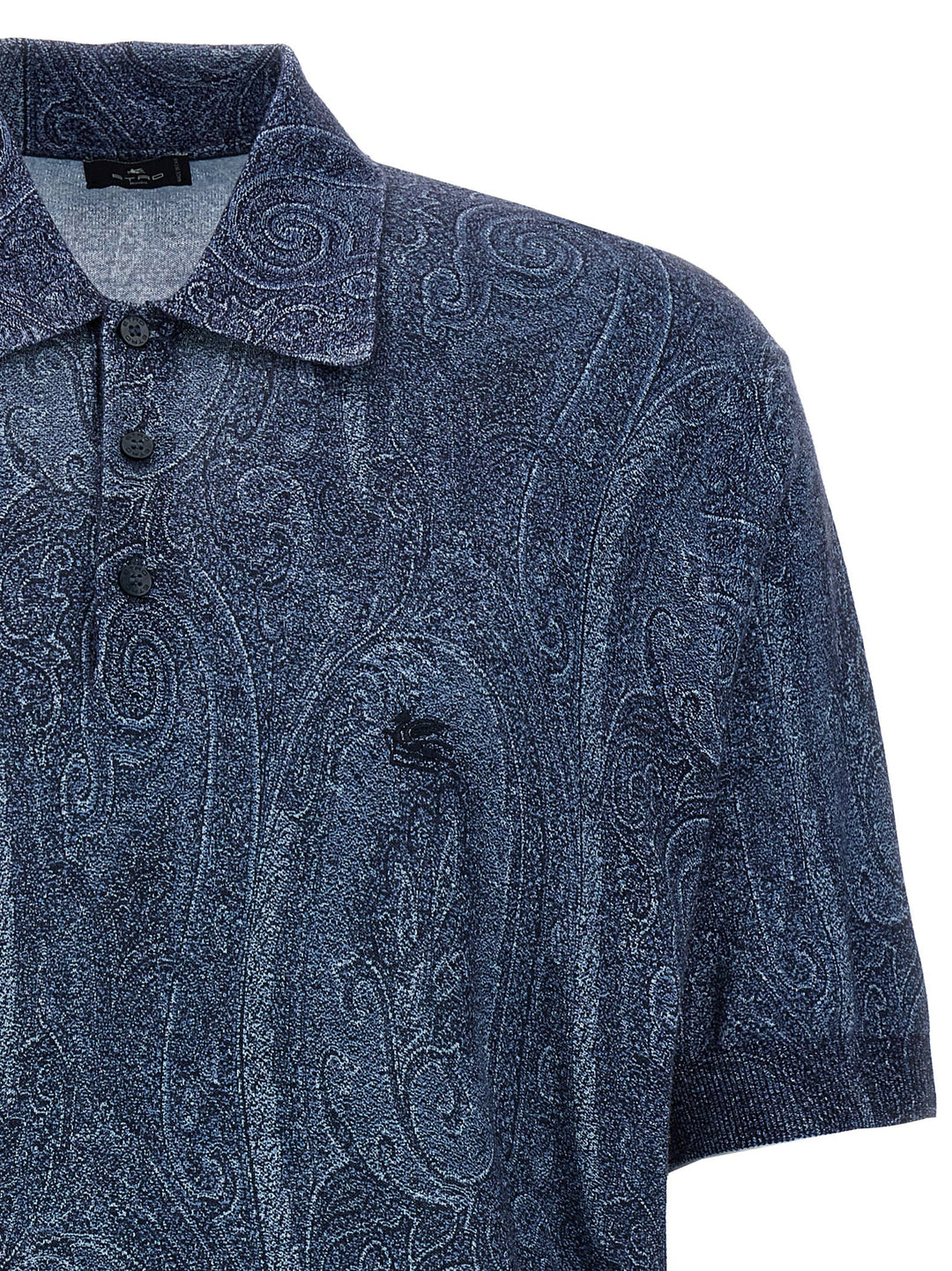 Etro Paisley Polo - Blu | 86af5044a585b927646a5157d65de3f57554f86b