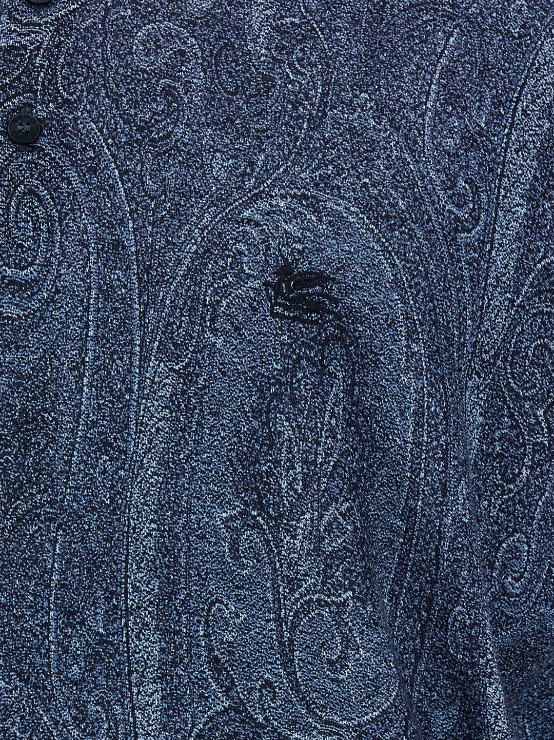 Etro Paisley Polo - Blu | 503e219a1e9bd80f95f0ee2e34f27fb4572bf48d