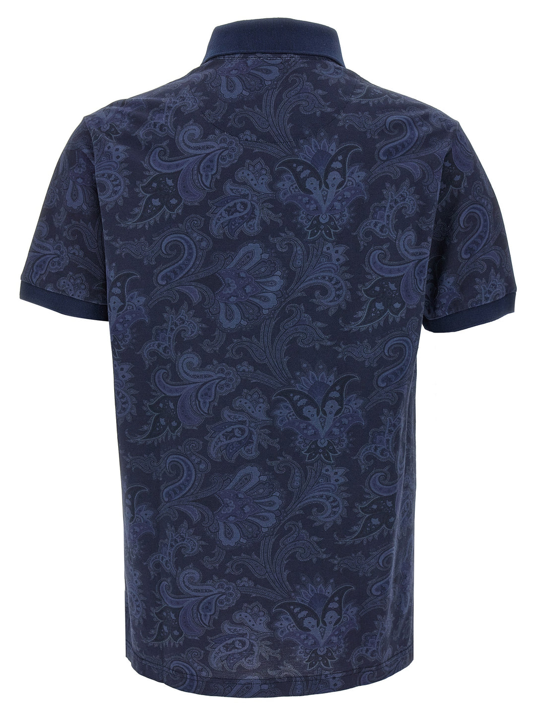 Etro Paisley Flowers Polo - Blu | 489d49e1b54b7200f6f75d316ba56edc8803d896