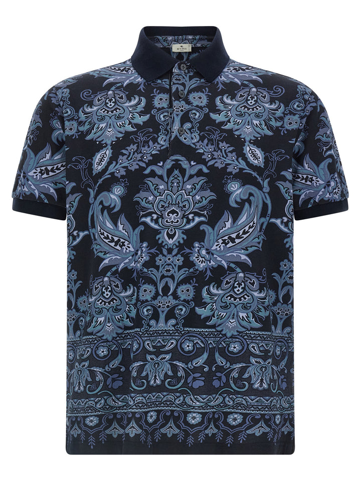 Etro Press  Shirt Polo - Blu | 8e7f35df375c8661cb93a3408d98acf57ccf88af