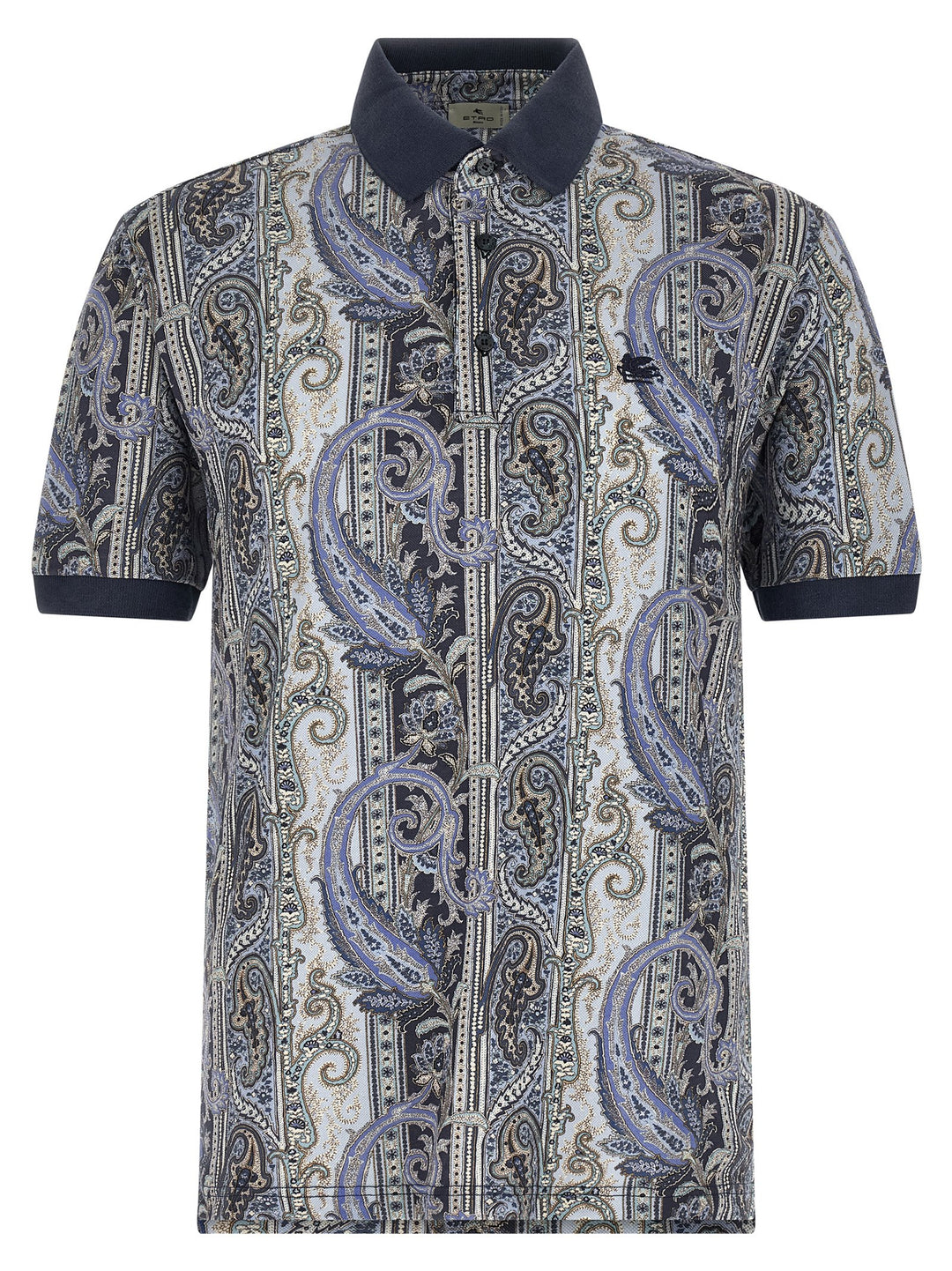Etro Arnica Paisley Polo - Blu | b19195c801eef7215a6ec54ff1a183af012e0192