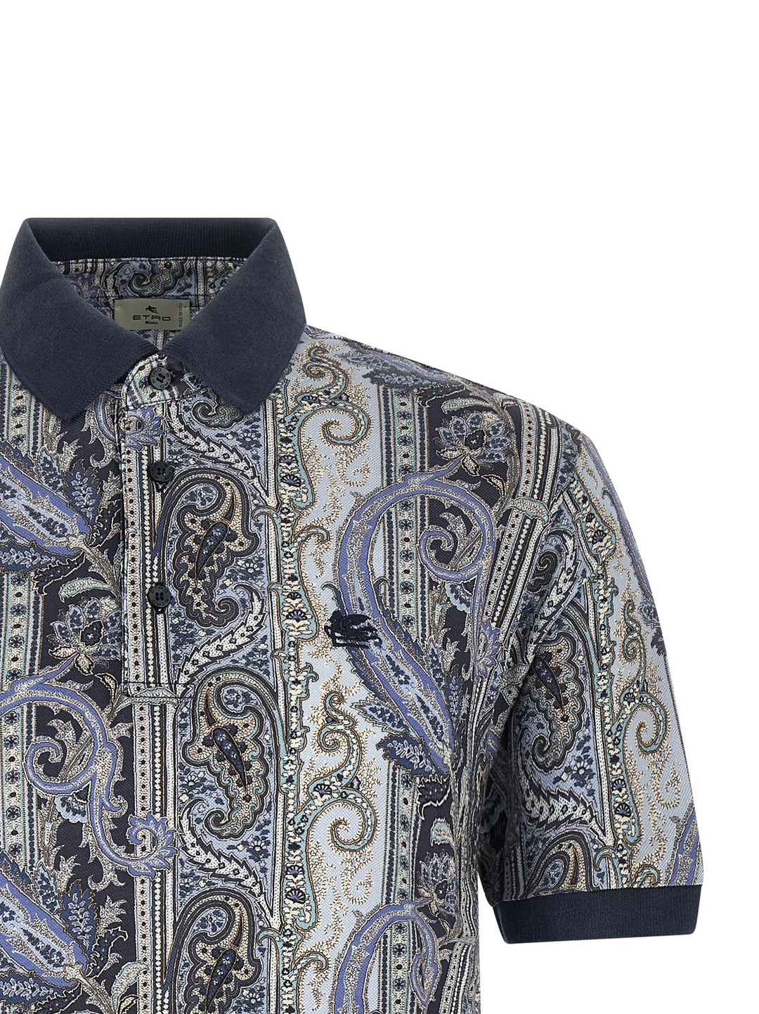 Etro Arnica Paisley Polo - Blu | 2198ac3d44245e50d2658641f865f2a6701e8eb6