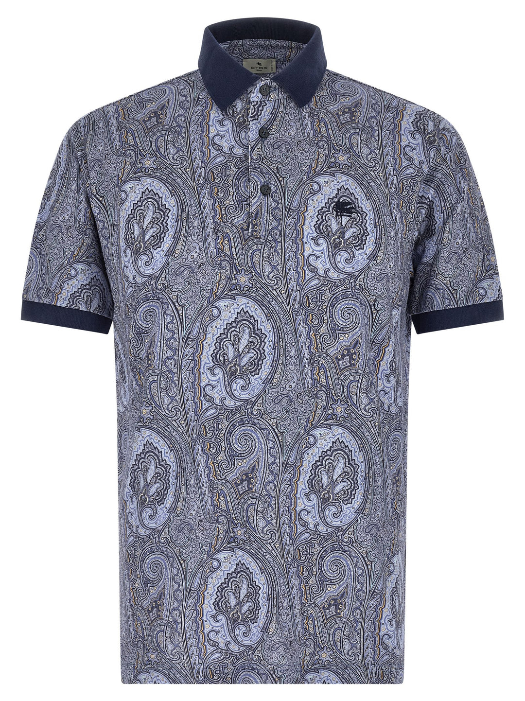 Etro Arnica Paisley Polo - Blu | 524d798bc5ea5cd6baed4d78855af63a5f7aaa96