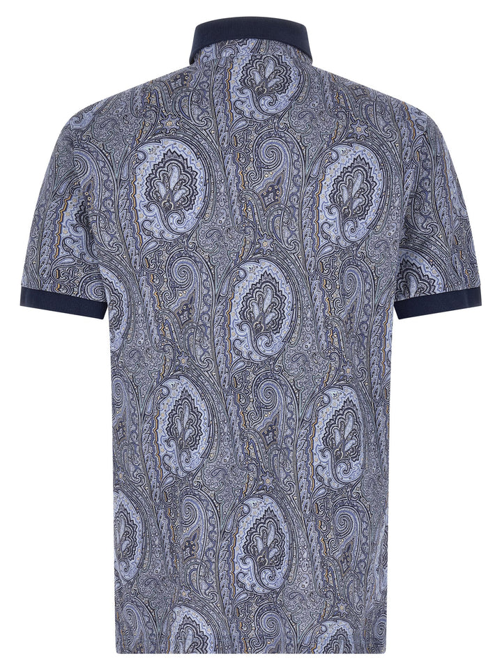 Etro Arnica Paisley Polo - Blu | 9e277698612e47352f57e175f249f461e53083a8