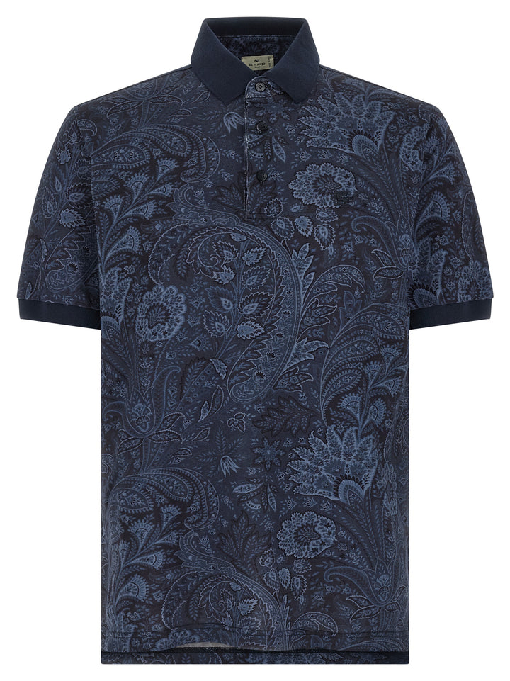 Etro Arnica Paisley Polo - Blu | ef1bf271b0b8883675e028d47c6c8531595e20a1