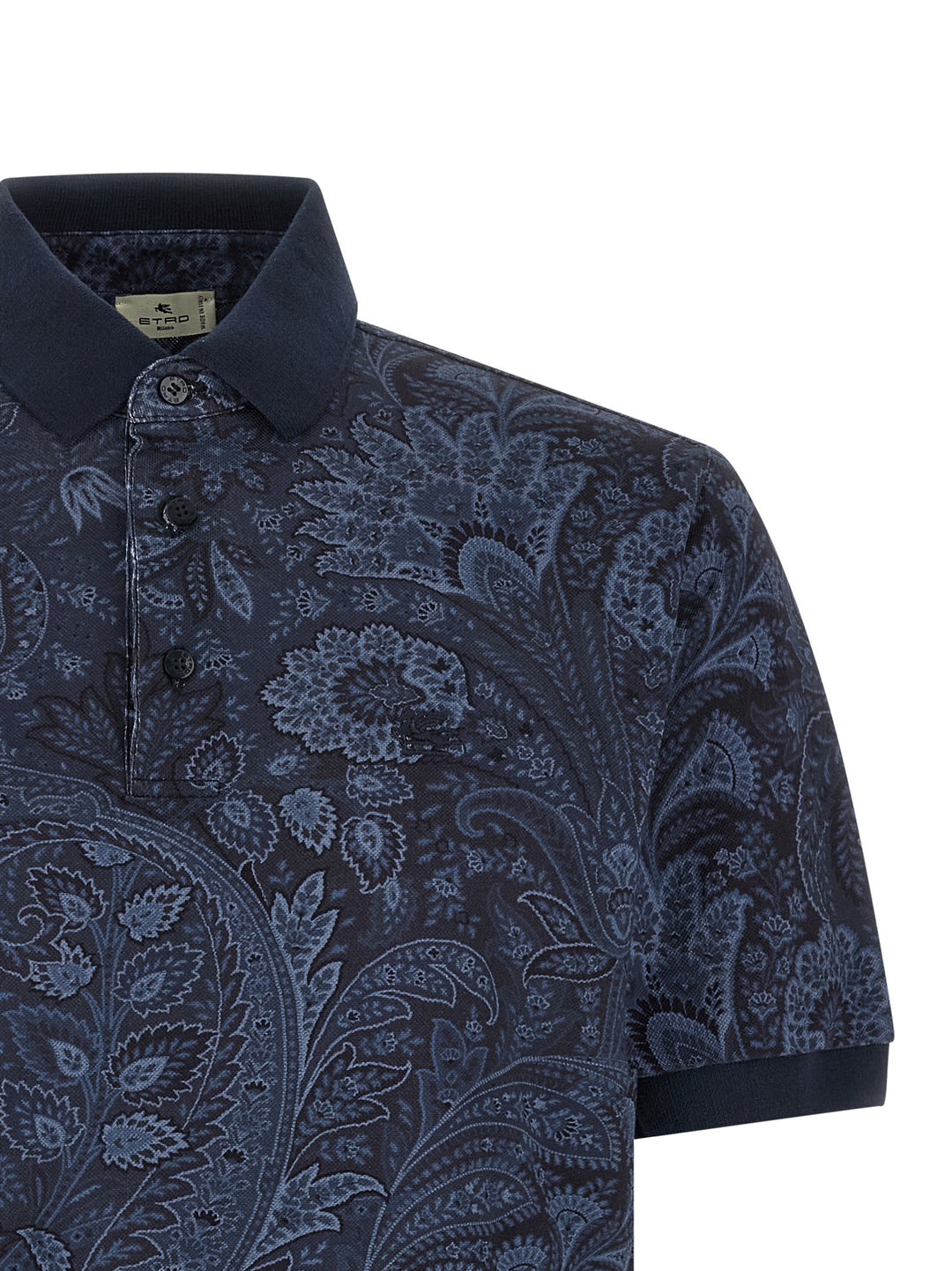 Etro Arnica Paisley Polo - Blu | 2ada44f7efed49532dd3229b6ba1bcf95315d6d9