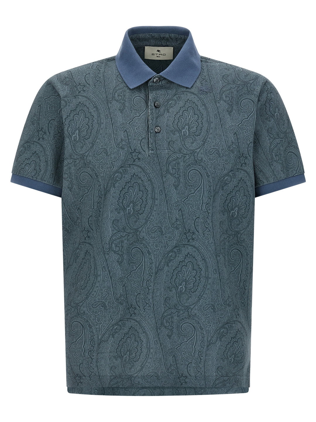 Etro Paisley Polo - Blu | fa34a9dd30ef4adecc41bdecc288f43cc9a3dd86