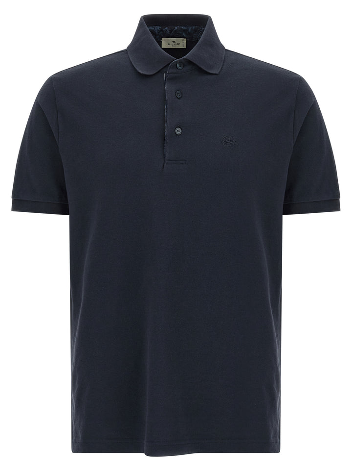 Etro Pegaso Polo - Blu | 12fa0c4a460a07f67434fe8d70eb09348d9d5aef