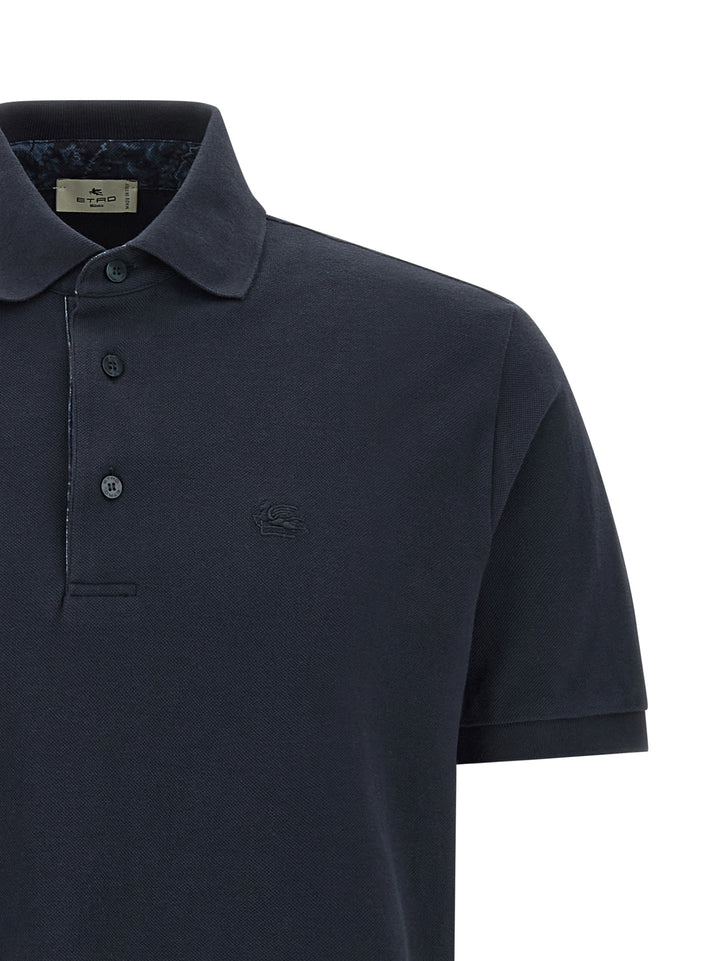 Etro Pegaso Polo - Blu | d58f3bf9b916ce887903ec87898eb593327cea14