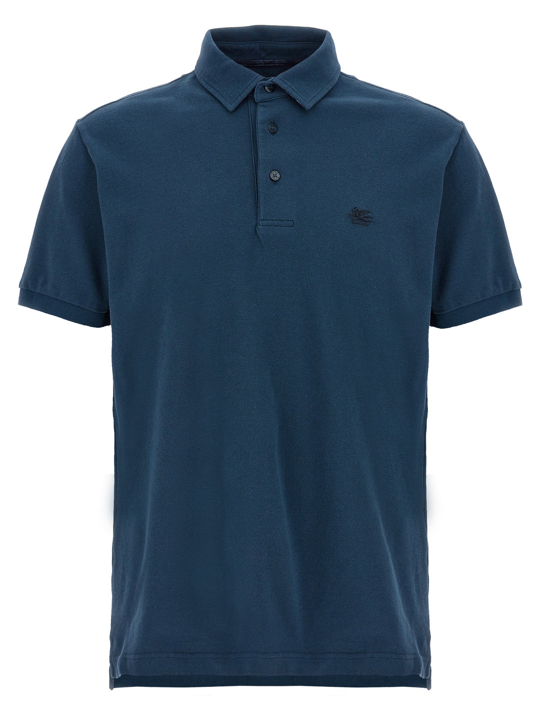 Etro Pegaso Polo - Blu | 5b87e655271b55f7b93fffe5d52b56e80d93b445