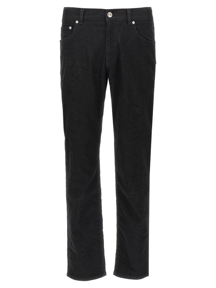Etro Jacquard Jeans - Nero | 233734f5d62ec018144dae80ae1835158a9f17d3