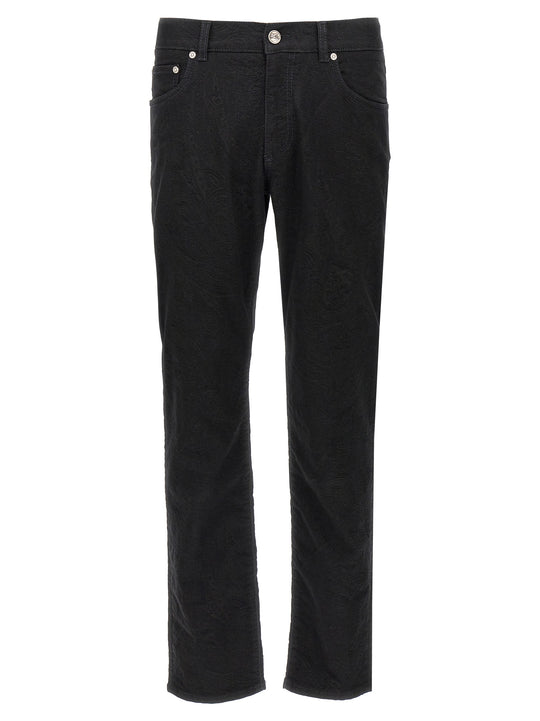 Jacquard Jeans Nero