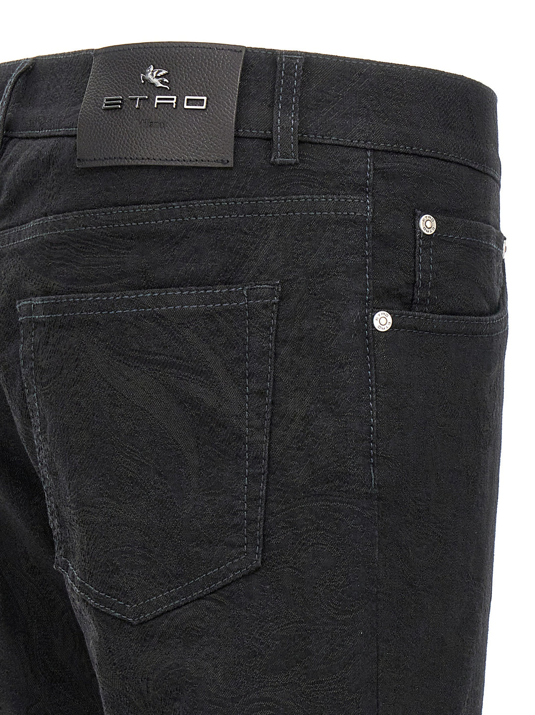 Etro Jacquard Jeans - Nero | e2b075f6d7ce481eb4f322767a3f140a71f82b3f