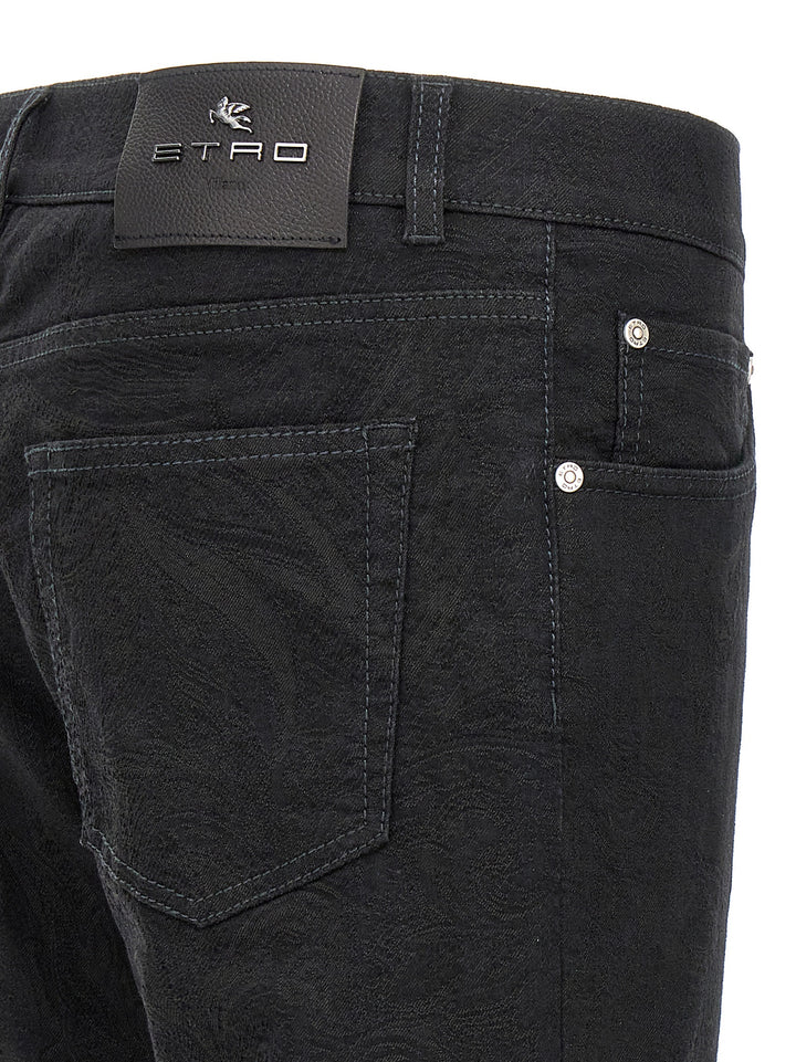 Etro Jacquard Jeans - Nero | e2b075f6d7ce481eb4f322767a3f140a71f82b3f