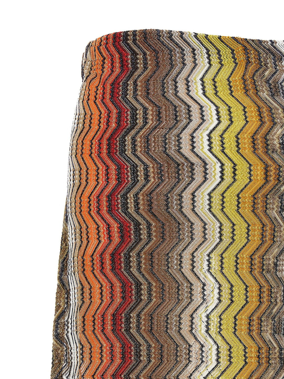 Missoni Greek Zig Pattern Raschel Skirt Gonne - Multicolor | f24647f4f9bbe61d4eeda9822d387c309d1378fe