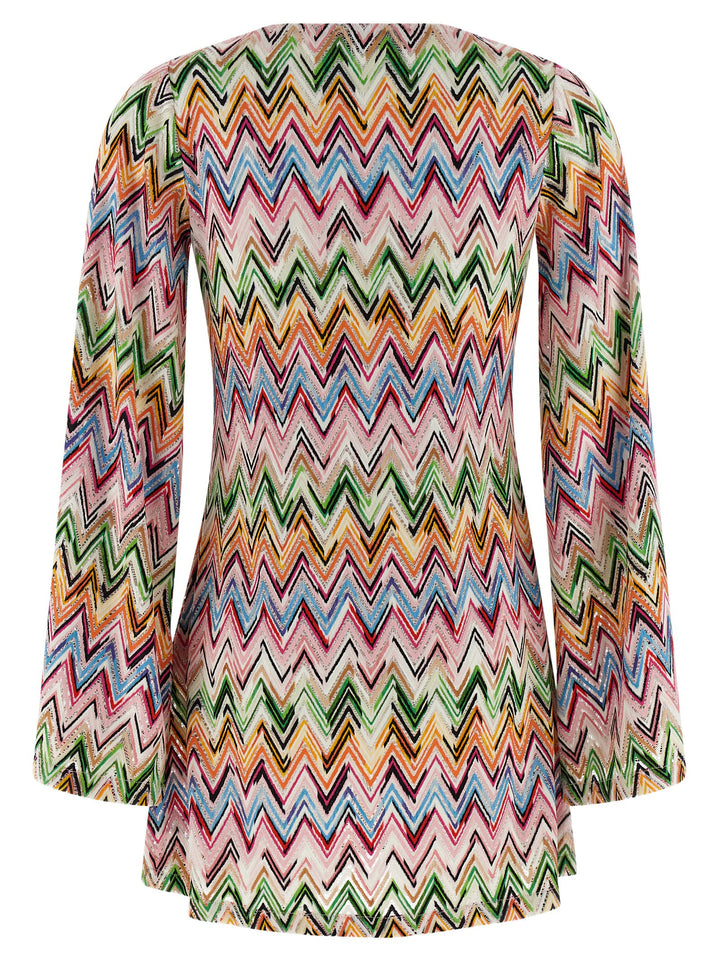 Missoni Zig Zag Embroidery Dress Abiti - Multicolor | c6de4ac7fa34e08d6b86b9425b6e32c3895ebf4d