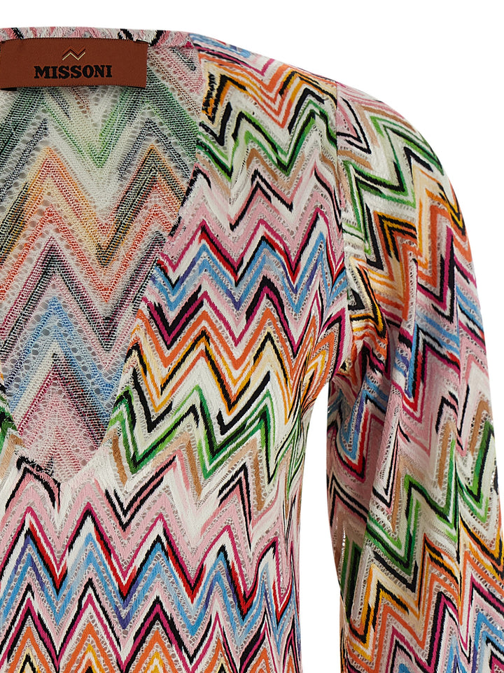 Missoni Zig Zag Embroidery Dress Abiti - Multicolor | 6e38c62bc0403b2035c036f7d5077e252fd1731a