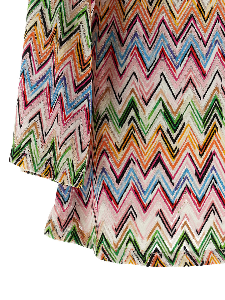 Missoni Zig Zag Embroidery Dress Abiti - Multicolor | 3ae797cb26983385bb09020983747cfda22fd68a
