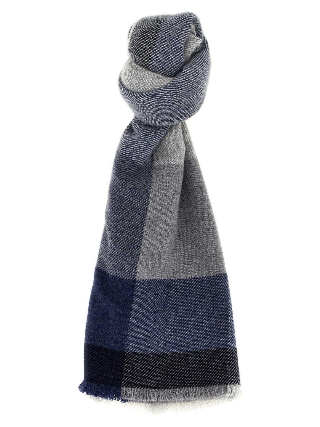 Brunello Cucinelli Check Scarf Sciarpe - Multicolor | ab369c36720a27a00195d0d060ece034b20ea542